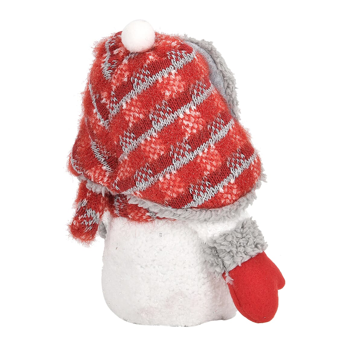 Christmas D&eacute;cor Lighted Snowman Plush Doll (4.33x2.8x5.9) (3xAAA Battery Not Included) image number 4