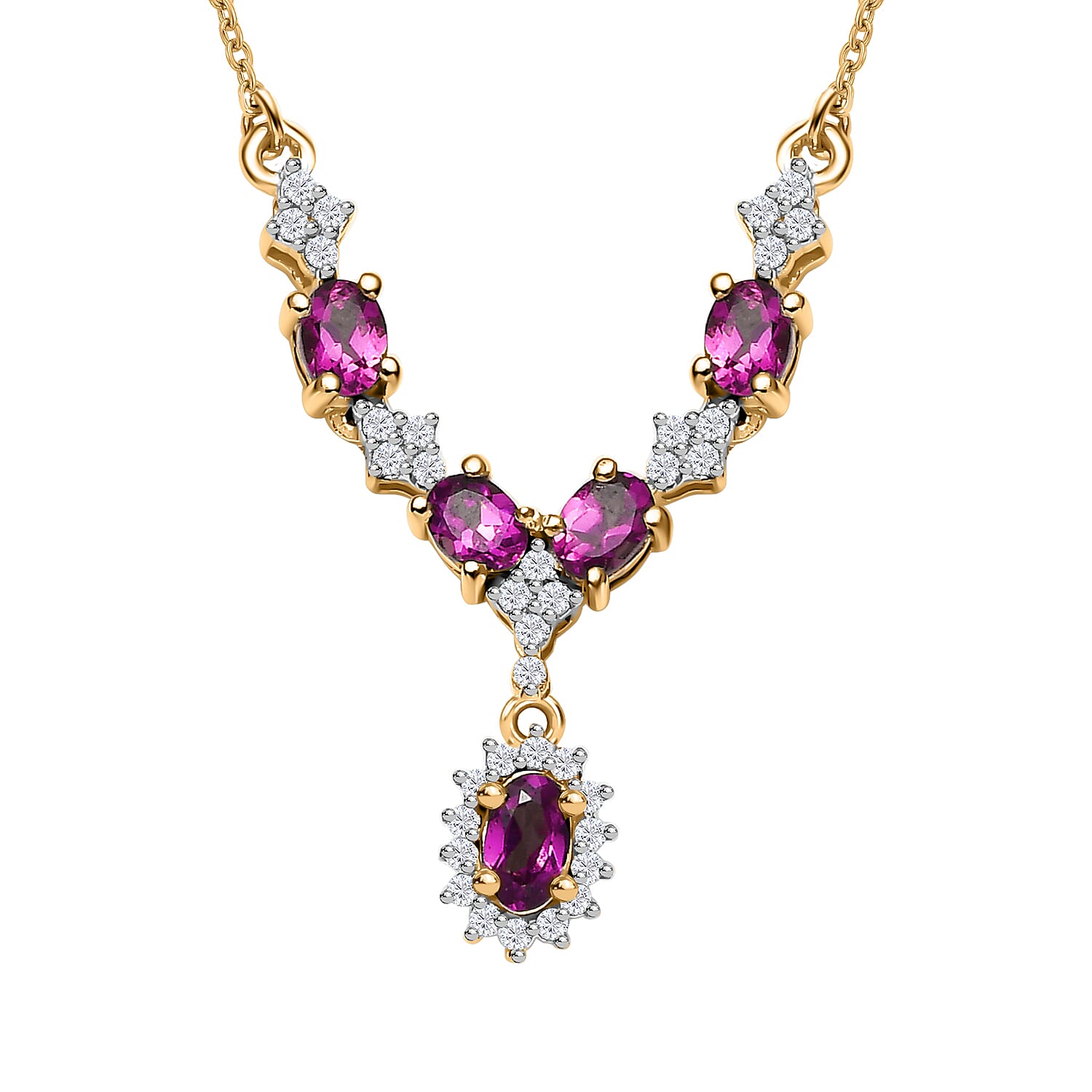 【MAISON MINED】22FW★ GEMSTONE NECKLACE Sterling Silver Chain w/ Stunning Sparkling Clear Gem