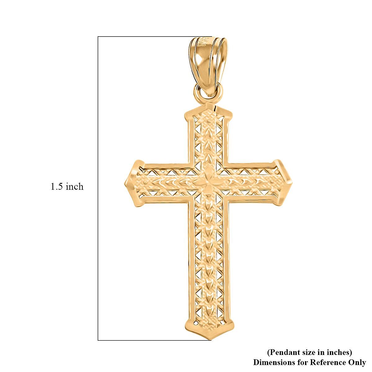 10K Yellow Gold Pendant without Chain 1.25 Grams image number 4