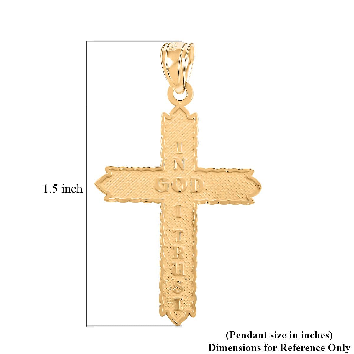 10K Yellow Gold Pendant 1.30 Grams image number 5