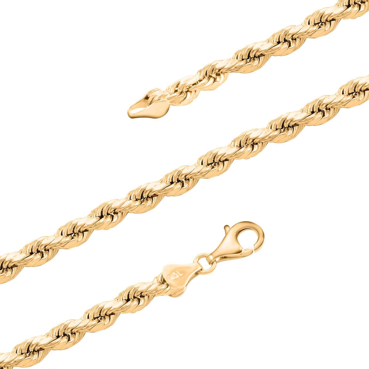 6mm Rope Chain Necklace in 10K Yellow Gold 13.60 Grams 26 Inches image number 2