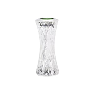 Multi Color LED RGB Touch Crystal Tabletop Lamp with Dual Touch and Remote Control