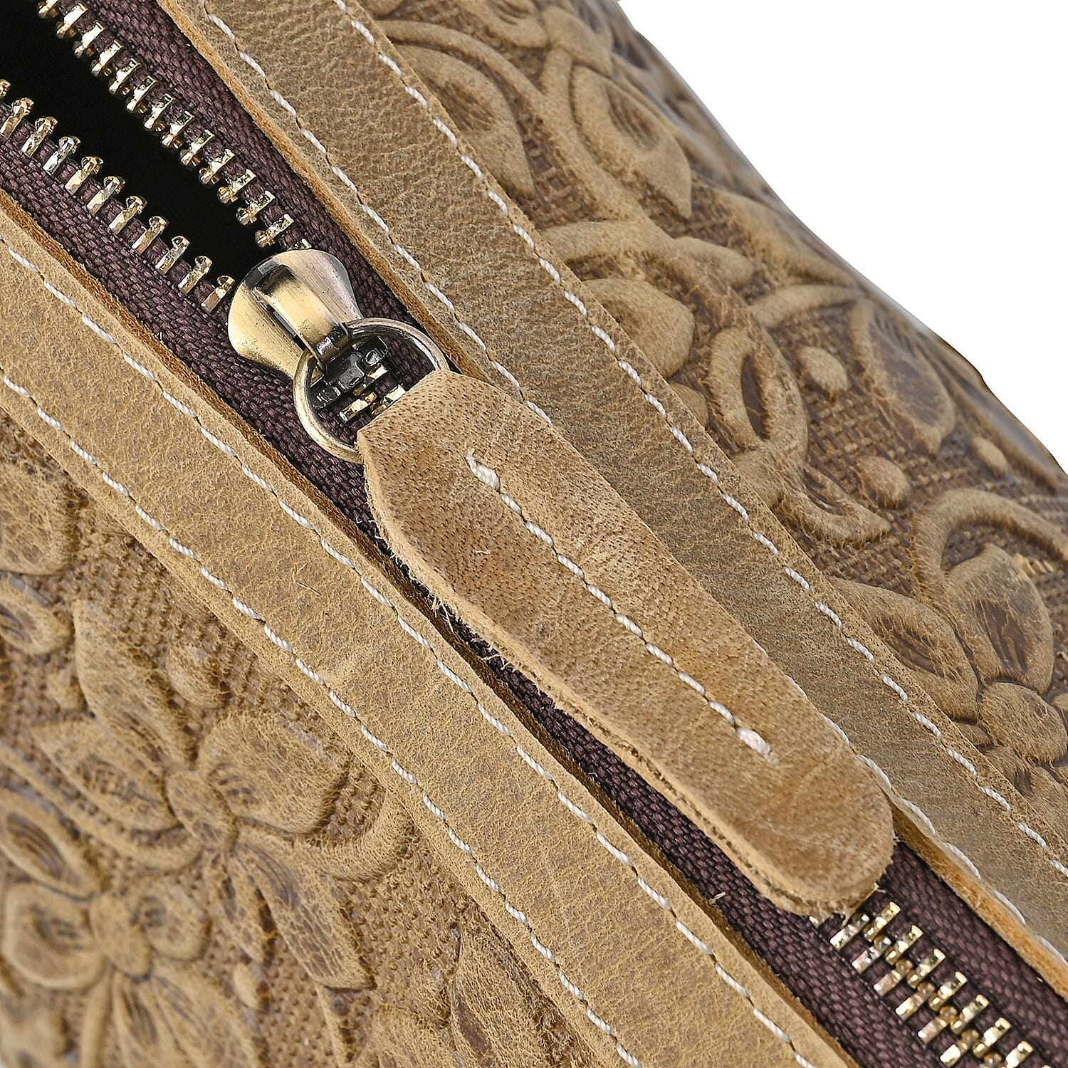 Buy Italy Retro Noble Collection Olive Color Floral Embossed