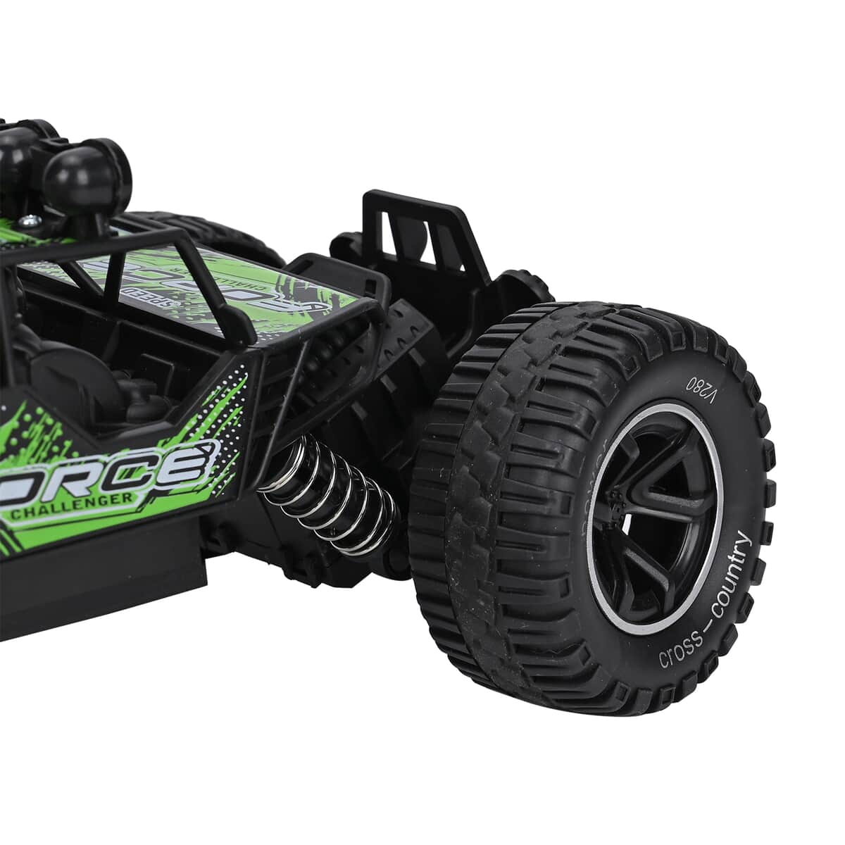 Climbing Car with Front Light & Rechargeable Battery - Green image number 3