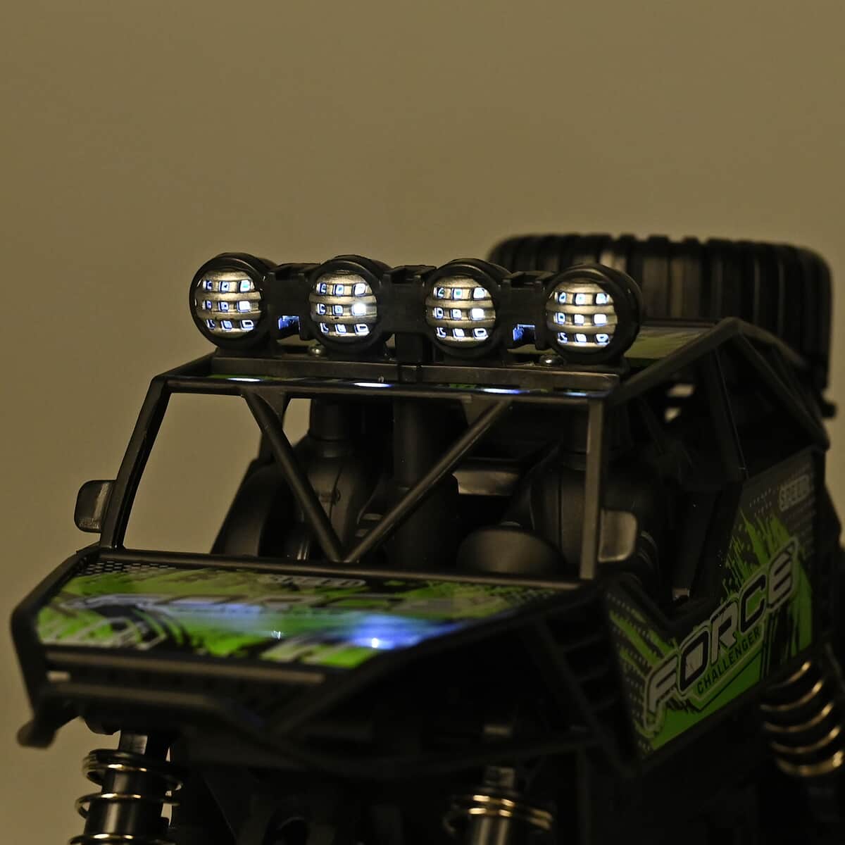 Climbing Car with Front Light & Rechargeable Battery - Green image number 4