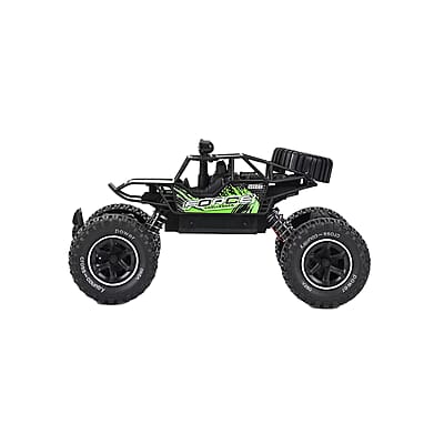 Climbing Car with Front Light & Rechargeable Battery - Green