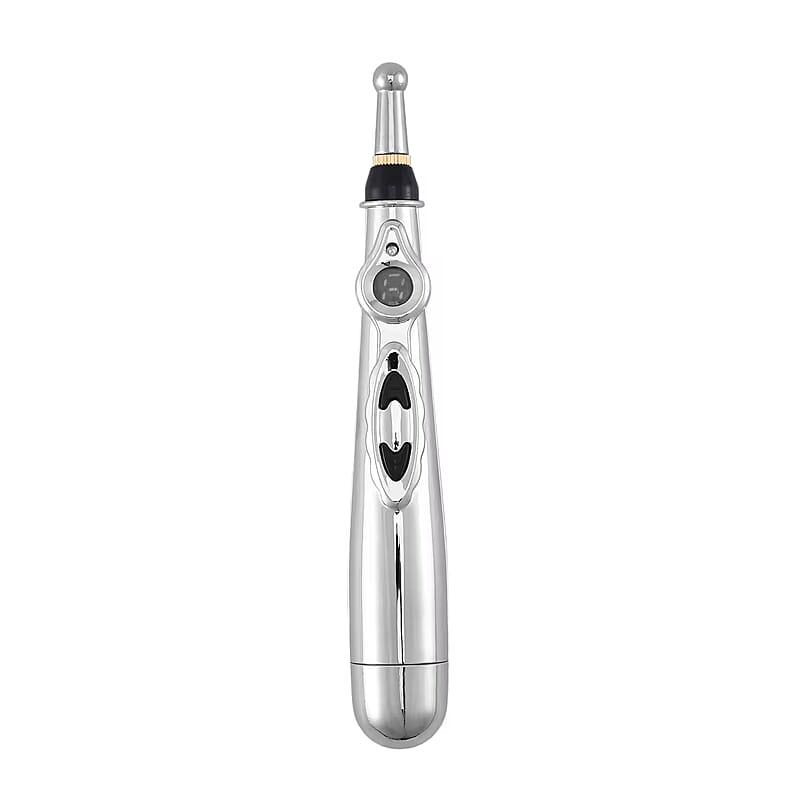 Interchangeable 7 Heads Massager Pen with 2 Container
