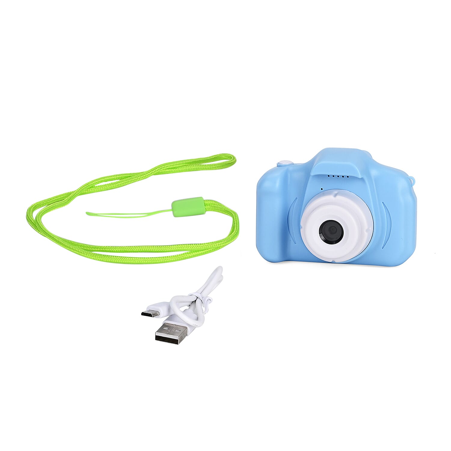2 Inches Screen Camera Toy - Blue (Video, Game, 800W Pixels (5.2x3.0x2.1)