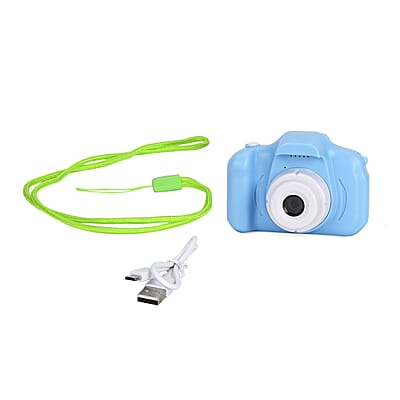 2 Inches Screen Camera Toy - Blue (Video, Game, 800W Pixels (5.2x3.0x2.1)