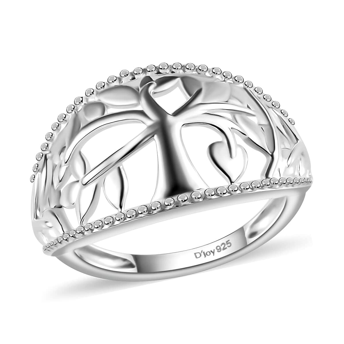 Sterling Silver Tree of Life Ring (Size 10.0) 3 Grams image number 0