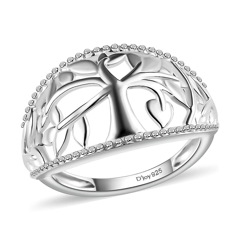 Sterling Silver Tree of Life Ring (Size 10.0) 3 Grams