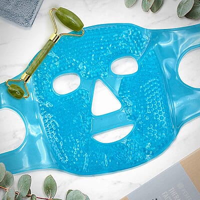 3P Experts Jade Roller Ice Face Mask Set - Blue