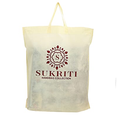 Sukriti White Tiger with Nature Hand Painted Croco Embossed Genuine Leather Handbag With Adjustable Strap