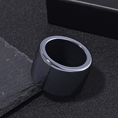 Terahertz 20mm Men's Ring (Size 10) 80.00 ctw