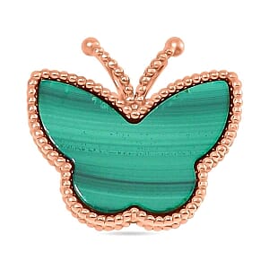 African Malachite 10.00 ctw Pendant in Sterling Silver