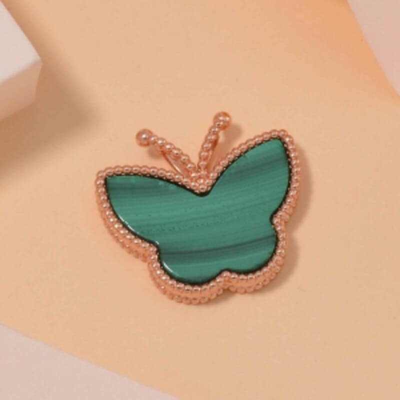 African Malachite 10.00 ctw Pendant in Sterling Silver