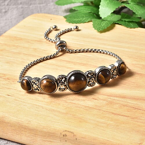 South African Yellow Tigers Eye - Product card gallery slide 2 (9431249584383)