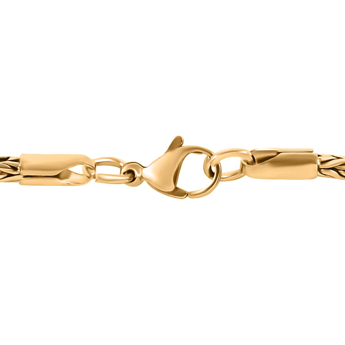 Rope Chain Necklace in ION Plated Yellow Gold Stainless Steel (24 Inches) 22 Grams image number 1
