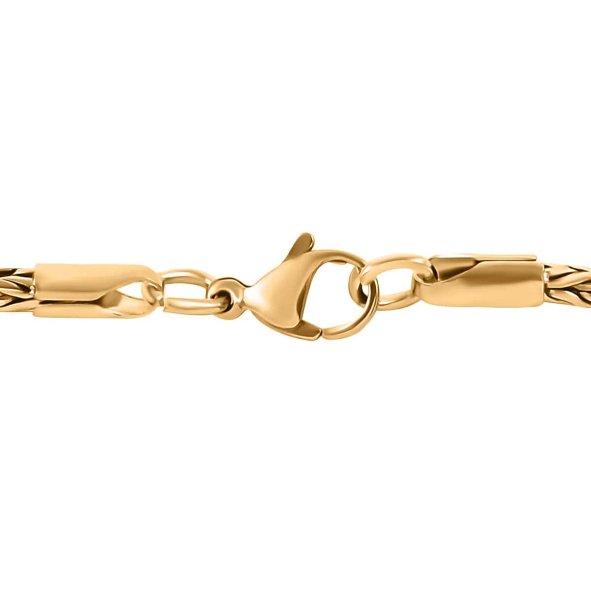 Rope Chain Necklace in ION Plated Yellow Gold Stainless Steel (24 Inches) 22 Grams image number 3