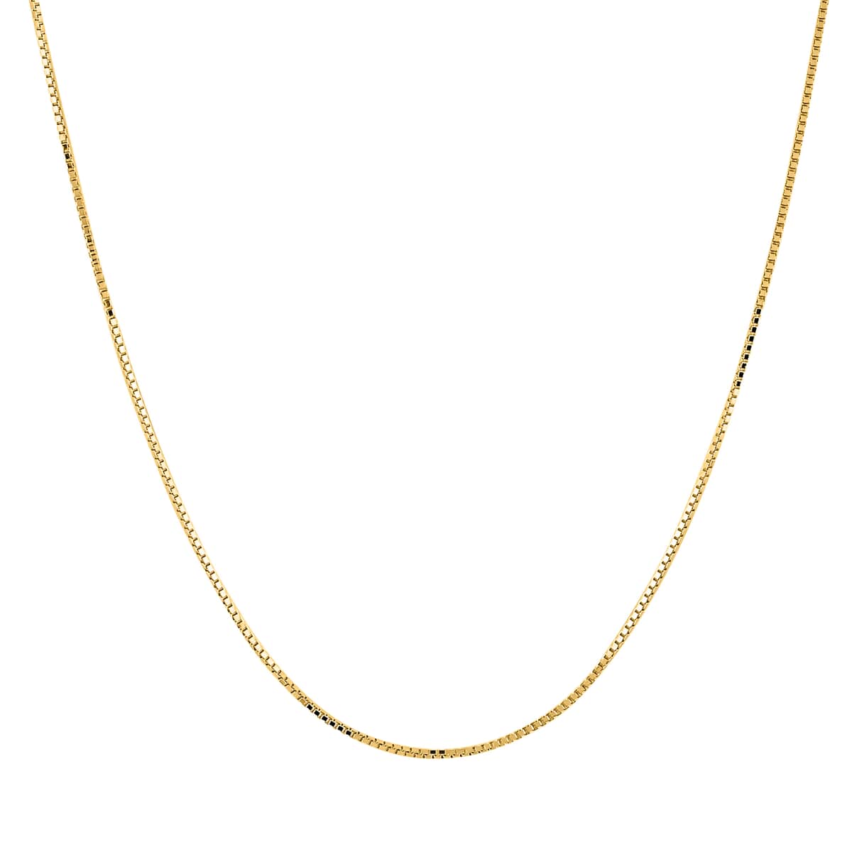 14K YG Over Sterling Silver Box Adjustable Bolo Necklace (24 Inches) (2.90 g) image number 0