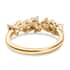 Luxoro 10K Yellow Gold Moissanite Mixed Shape Band Ring (Size 7.0) 1.15 ctw image number 4