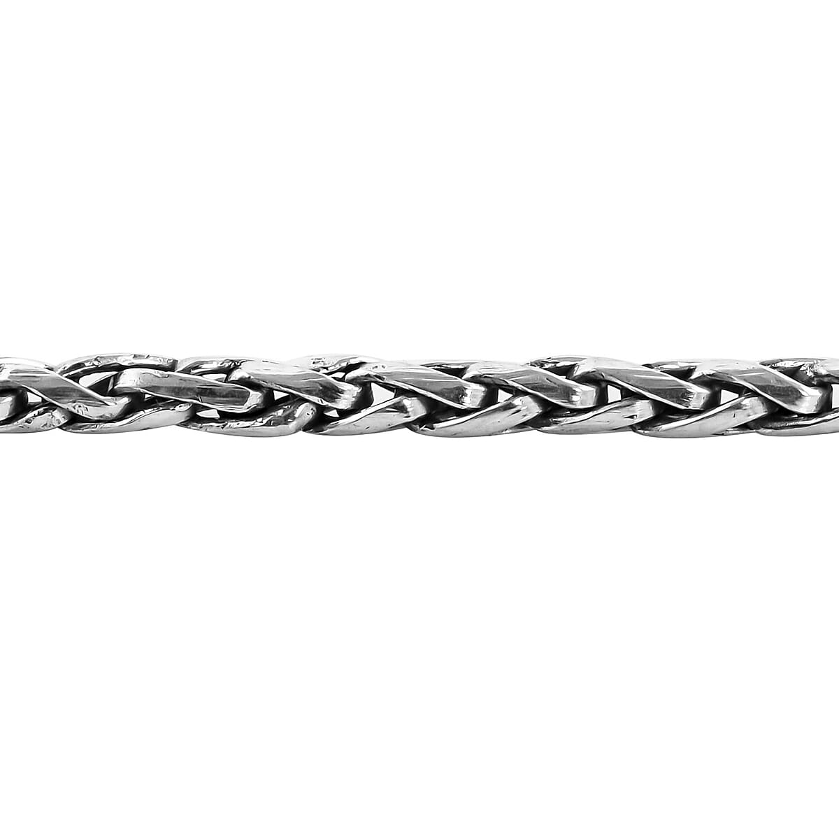 Bali Legacy Sterling Silver Woven Necklace 30 Inches 26.15 Grams image number 4