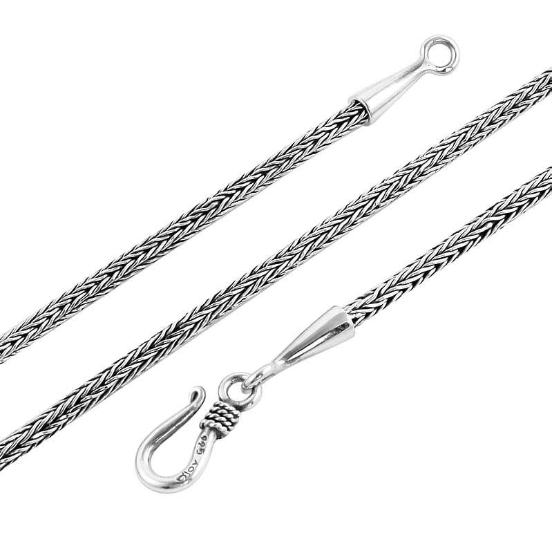 Bali Legacy Sterling Silver Tulang Naga Necklace 22 Inches 17.70 Grams 