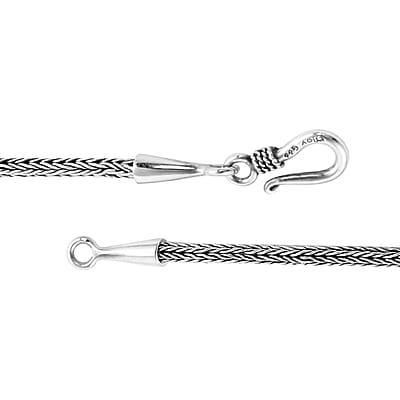 Bali Legacy Sterling Silver Tulang Naga Necklace 22 Inches 17.70 Grams 