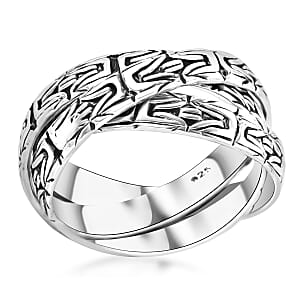 Bali Legacy Sterling Silver Borobudur Ring (Size 6.0) 7.32 Grams
