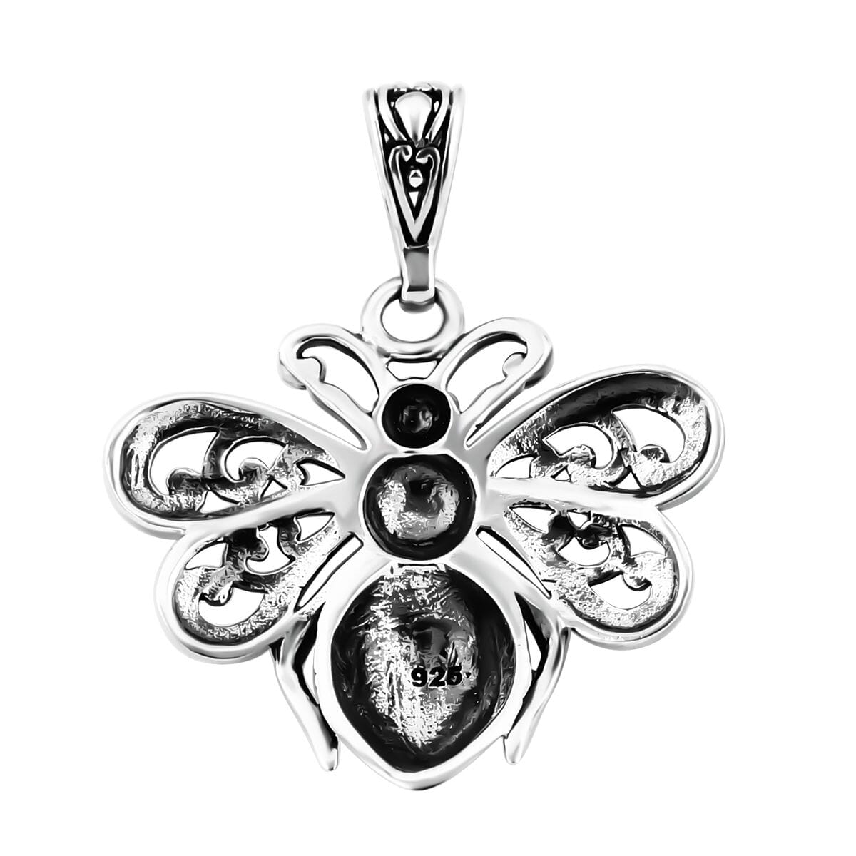 Bali Legacy Sterling Silver Bee Pendant without Chain 4.33 Grams image number 4
