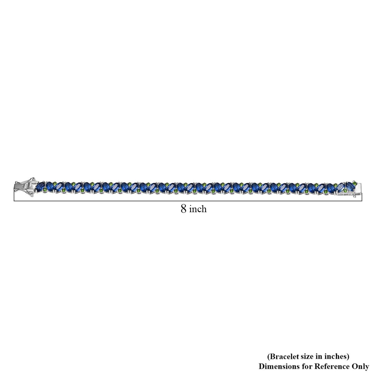 Buy Kashmir Kyanite and Chrome Diopside Sea Waves Bracelet Buy Kashmir Kyanite and Chrome Diopside Sea Waves Bracelet