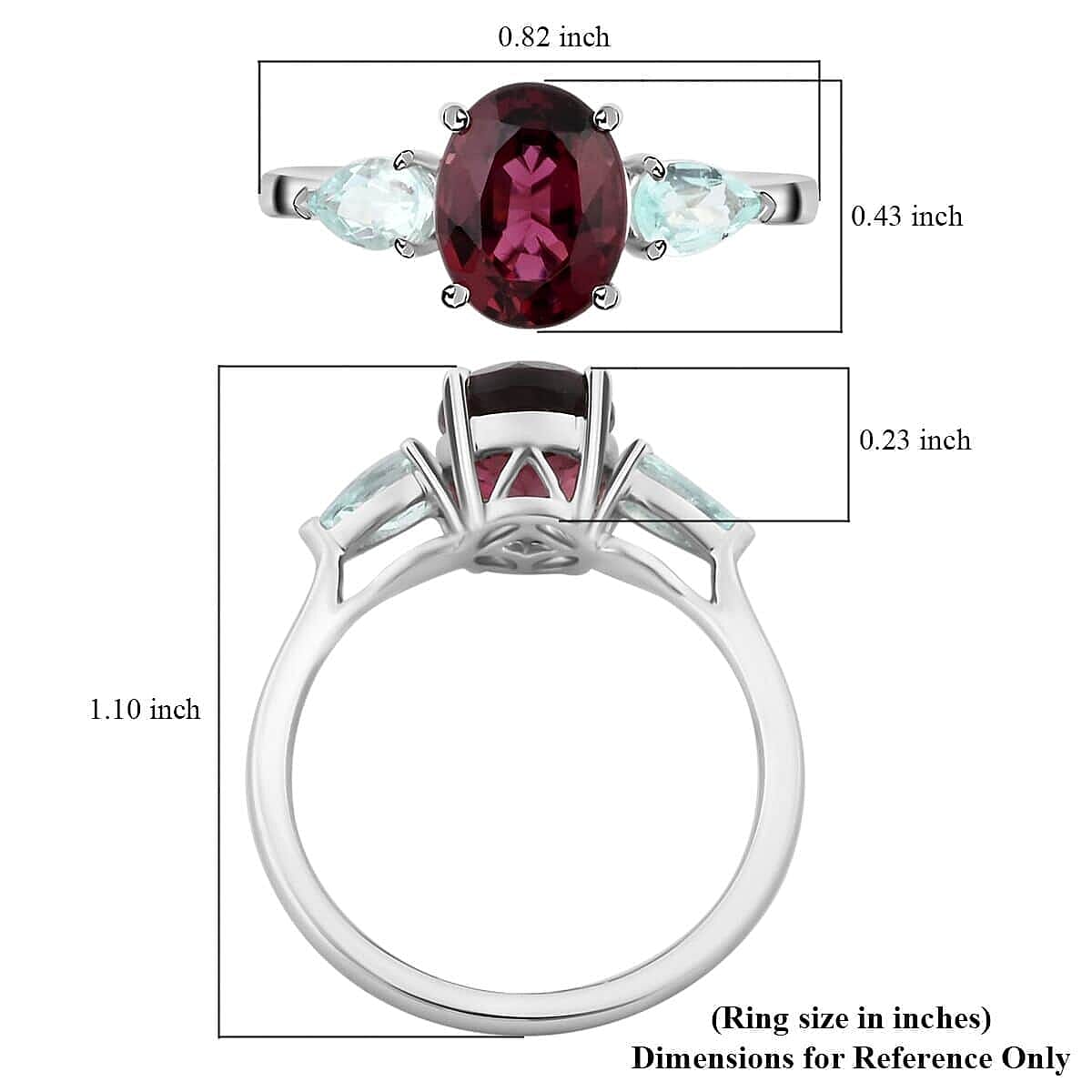 Certified & Appraised Rhapsody AAAA Ouro Fino Rubellite and Paraiba Tourmaline 2.75 ctw Ring in 950 Platinum (Size 10.0) 5.15 Grams