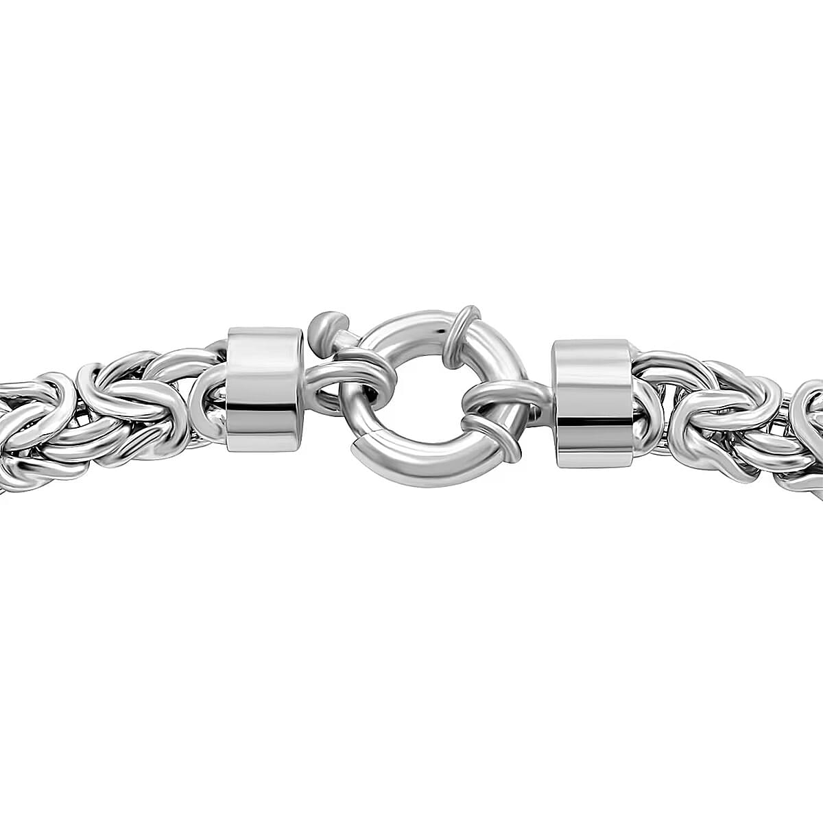 Byzantine Bracelet in Sterling Silver (7.50 In) 14.90 Grams image number 6