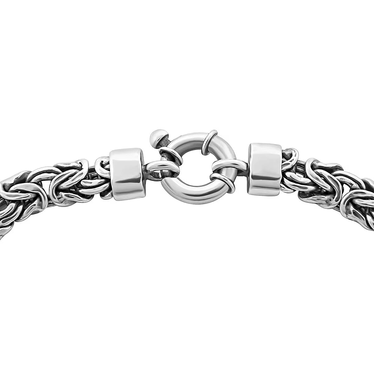 Oxidized Over Sterling Silver Bracelet (7.50 In) 14 Grams image number 6