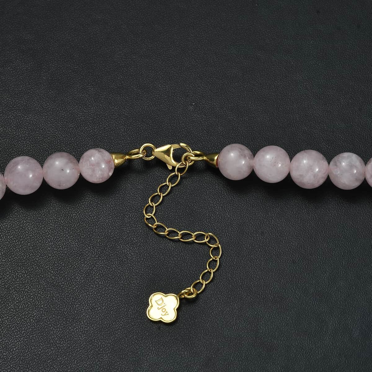 D'Joy Pink Morganite  Beads Necklace (Size - 18) in 18K YG Vermeil Sterling Silver 360.00 ctw image number 4