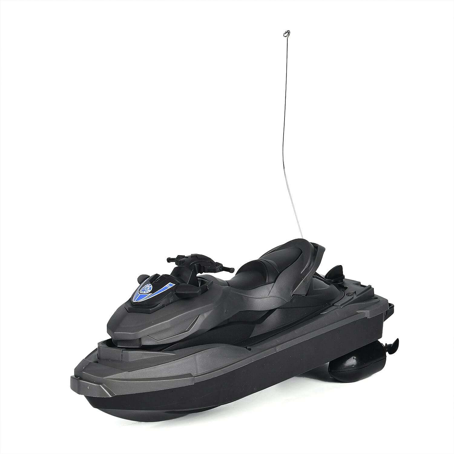 27MHZ 4 Channels R/C Boat Toy - Black (3AA Batteries Not Included)
