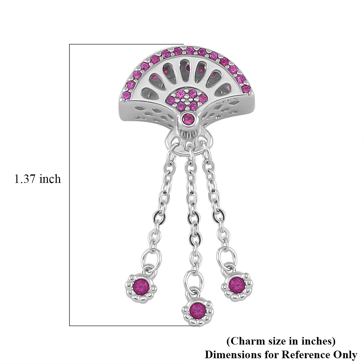 Simulated Ruby Color Diamond - Product card gallery slide 4 (9432230723839)
