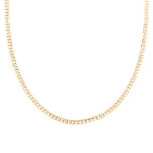 10K Yellow Gold 3.5mm Cuban Chain Necklace 20 Inches 3.85 Grams