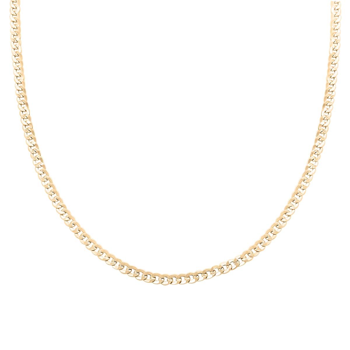 10K Yellow Gold 3.5mm Cuban Chain Necklace 22 Inches 4.20 Grams image number 0