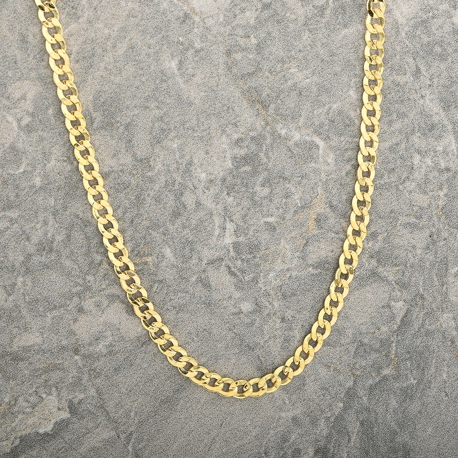 10K Yellow Gold 3.5mm Cuban Chain Necklace 22 Inches 4.20 Grams