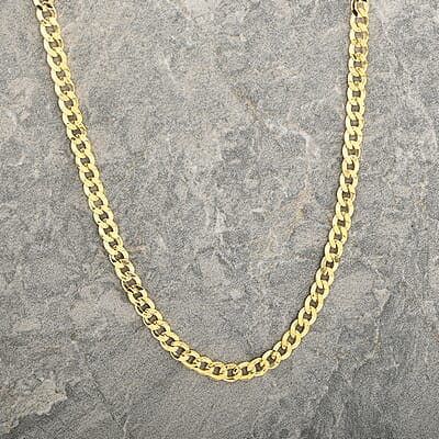 10K Yellow Gold 3.5mm Cuban Chain Necklace 22 Inches 4.20 Grams