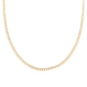 10K Yellow Gold 3.5mm Cuban Necklace 24 Inches 4.55 Grams