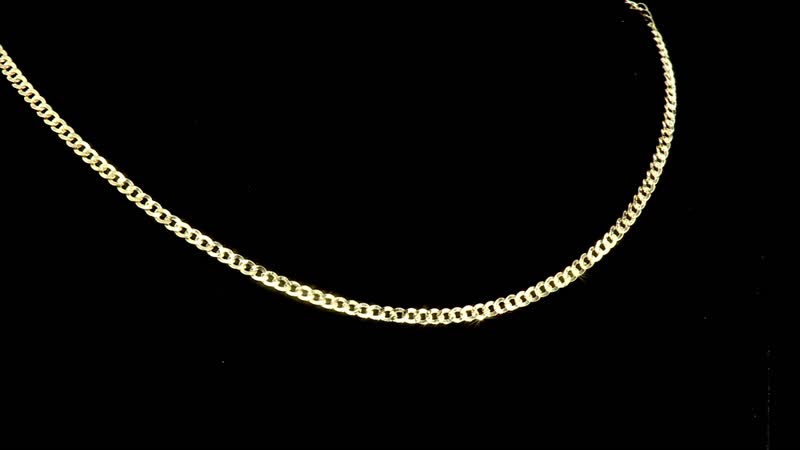 10K Yellow Gold 3.5mm Cuban Necklace 24 Inches 4.55 Grams