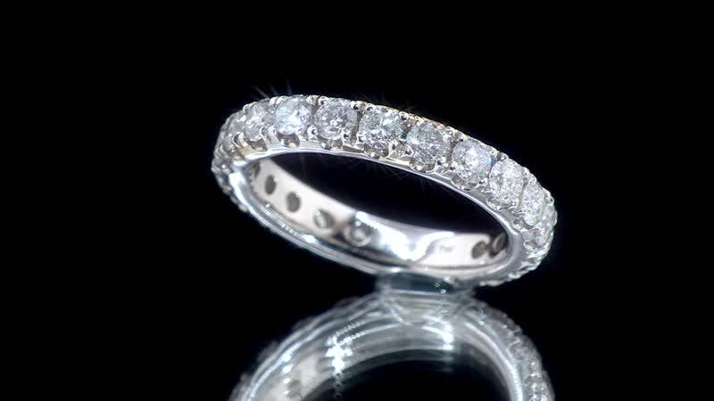 NY Closeout 14K White Gold G-H I2 Diamond Ring (Size 7.0) 4.10 Grams 2.00 ctw