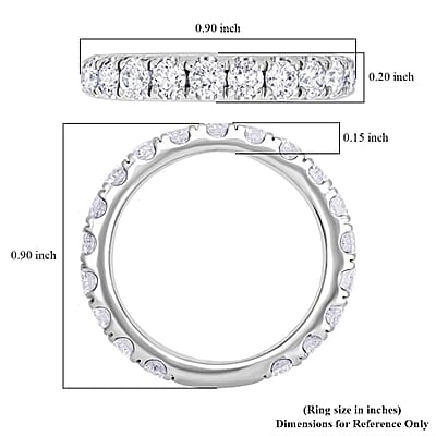 NY Closeout 14K White Gold G-H I2 Diamond Ring (Size 7.0) 4.10 Grams 2.00 ctw