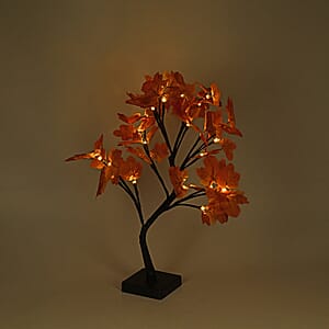 Decorative Orange Leaf Bonsai LED Light Tree (3xAA Battery not Included)