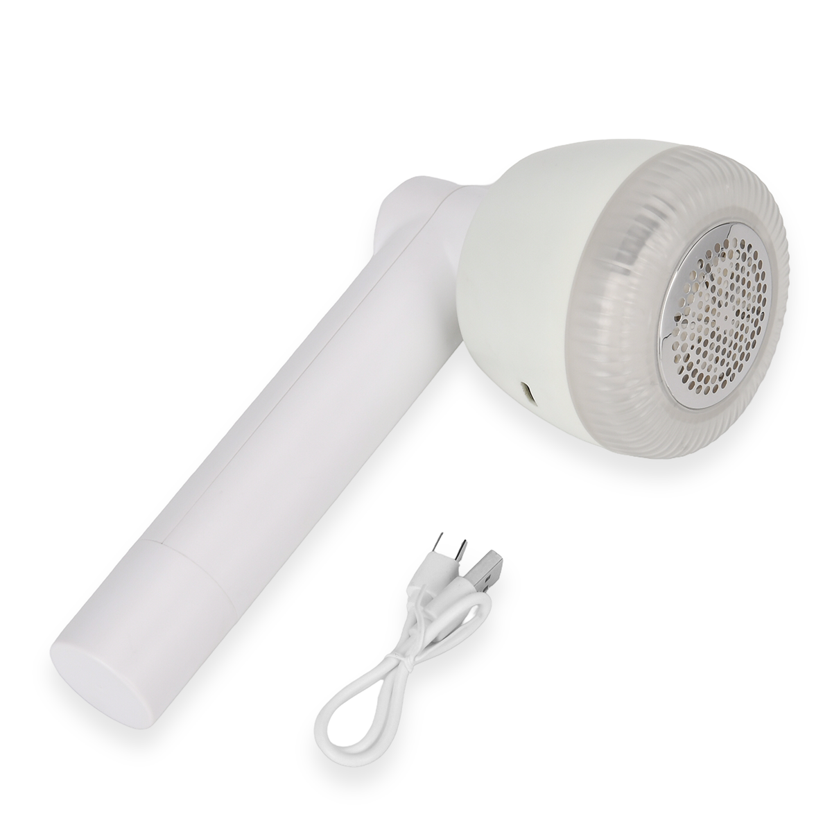 2 In 1 White Electrical Lint Remover & Roller with LCD Display, 6 Blades and 1 Cleaning Brush (500mAh Battery Included) image number 3