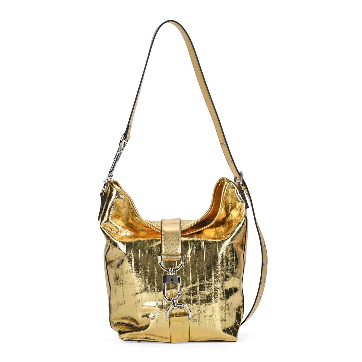 Grand Pelle Golden Genuine Leather Crossbody Bag image number 0