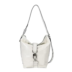 Grand Pelle Off White Genuine Leather Crossbody Bag