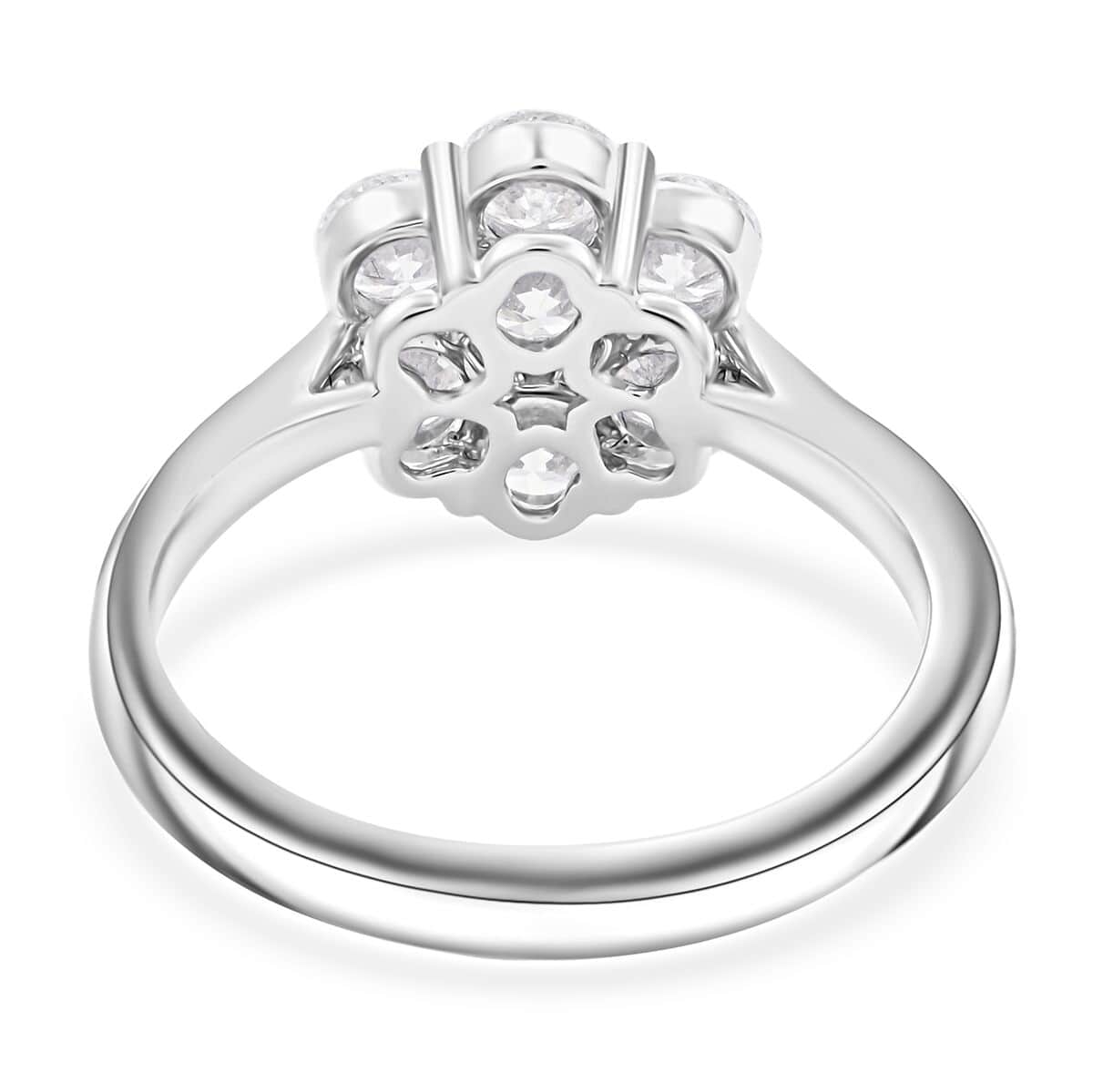 Modani 18K White Gold White Diamond Ring (Size 5.0) 4.35 Grams 1.70 ctw image number 4